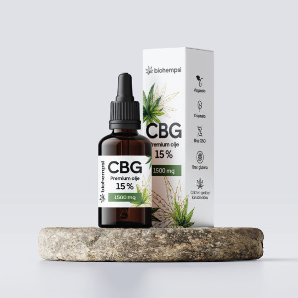 CBG kapljice 15%, 10ml
