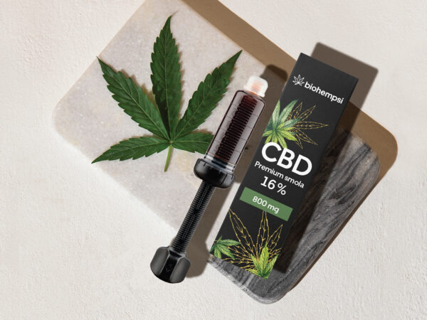 CBD Konopljina Smola 16%, brizga 5ml (800mg) - Image 3