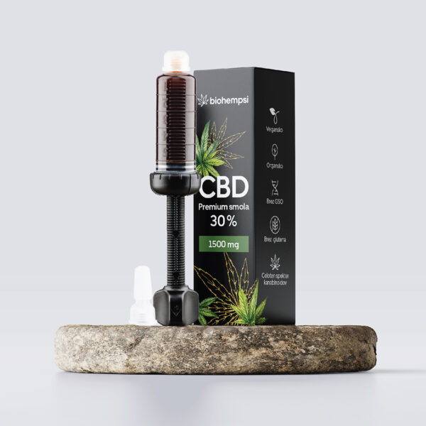 CBD Konopljina Smola 30%, brizga 5ml (1500mg)